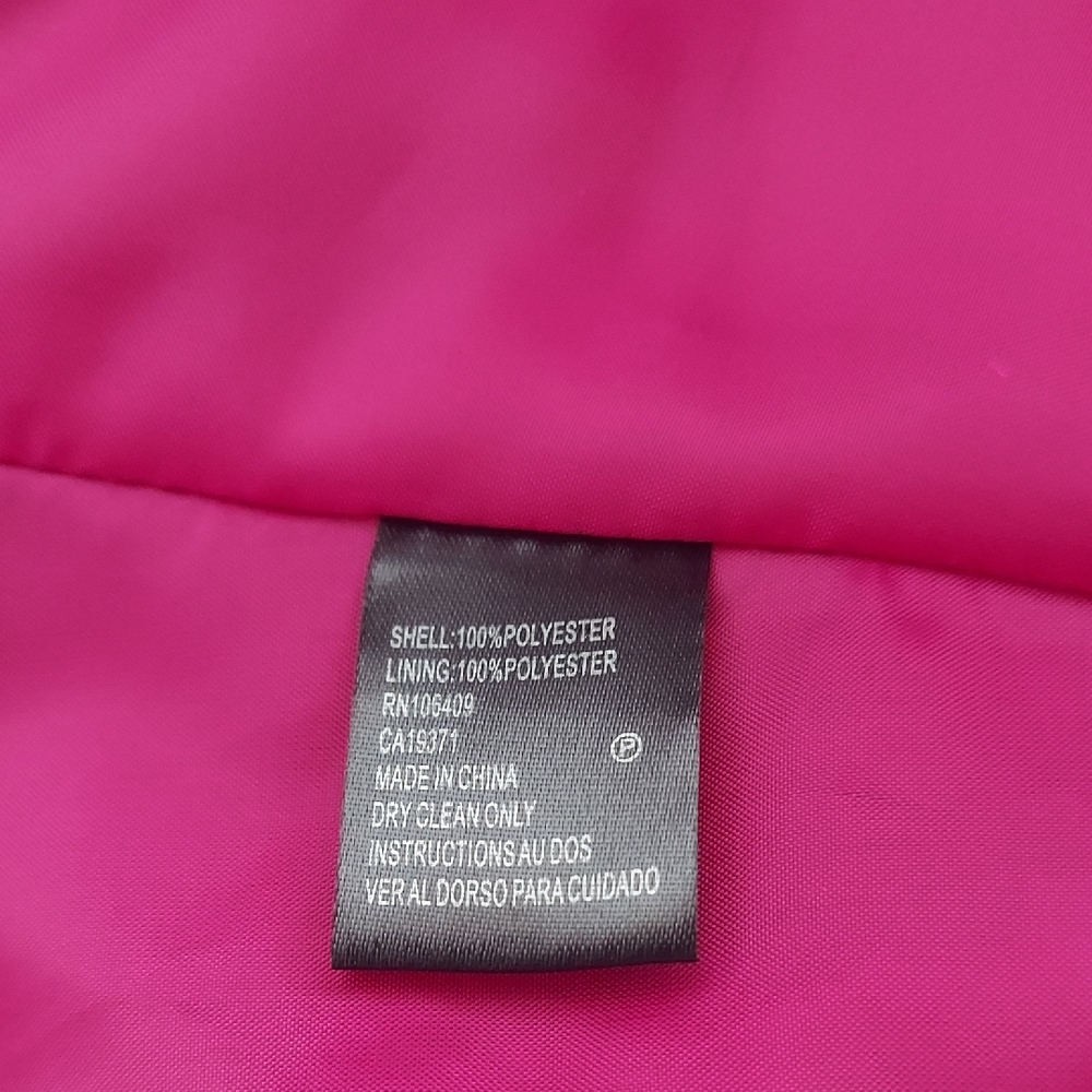Tahari Fuchsia Sleeveless Dress - Picture 7 of 8